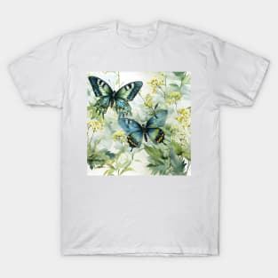 Butterflies Watercolor 12 - Pipervine Swallowtail T-Shirt